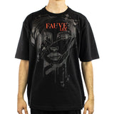 Fauve Lex First Edition T-Shirt FrstEdtnTsrt - schwarz-rot