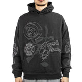 Favela Abstract Stone Hoodie FAV-2024-Q4-00059 - dunkelgrau