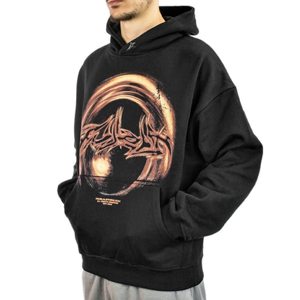 Favela Inferno Black Hoodie FAV-2024-Q4-00032-