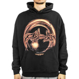 Favela Inferno Black Hoodie FAV-2024-Q4-00032 - schwarz-orange