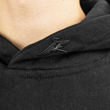 Favela Fabric Patch Embroidery Black Hoodie FAV-2024-Q4-00030-