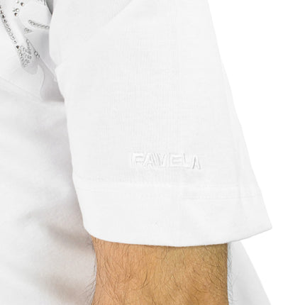 Favela Aves Rhinestone T-Shirt FAV-2024-Q3-00061-