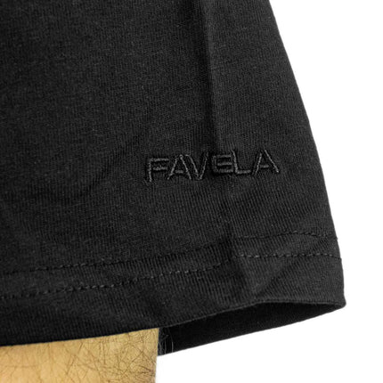 Favela Jersey T-Shirt - Black FAV-T-0026-001-