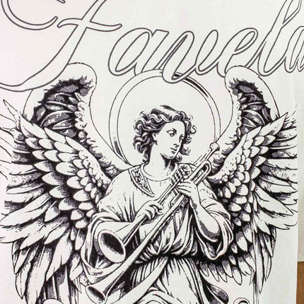 Favela Angel Vanilla T-Shirt FAV-AT-005-