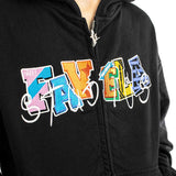 Favela Multicolor Patch Zip Hoodie FAV-2024-Q3-00149-