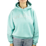 Felicious Regular Hoodie Rhinestones 61280023 - türkis-silber