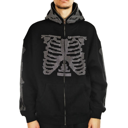 FNTSY Skull Zip Hoodie 24110862-black-