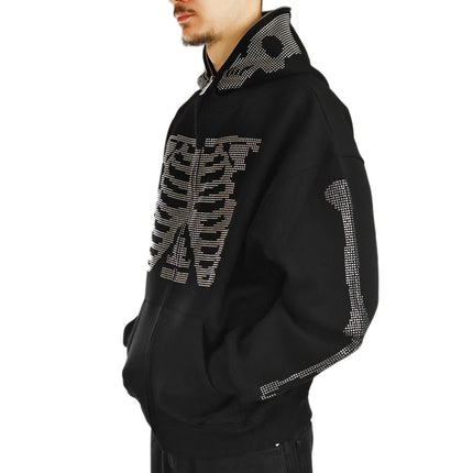 FNTSY Skull Zip Hoodie 24110862-black-