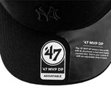 47 Brand New York Yankees MLB Base Runner MVP Snapback Cap B-BRMDP17WBP-BKA-