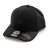 47 Brand New York Yankees MLB Base Runner MVP Snapback Cap B-BRMDP17WBP-BKA - schwarz-schwarz