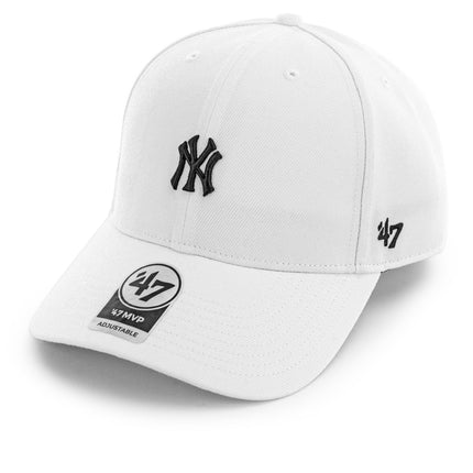 47 Brand New York Yankees MLB Base Runner MVP Snapback Cap B-BRMPS17WBP-WH-