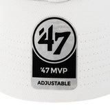 47 Brand New York Yankees MLB Base Runner MVP Snapback Cap B-BRMPS17WBP-WH-