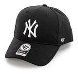47 Brand New York Yankees Raised Basic MLB MVP Wool Cap B-RAC17CTP-BK - schwarz-weiss