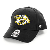 47 Brand Nashville Predators NHL MVP Wool Cap H-MVP30WBV-BKD - schwarz-weiss-gelb