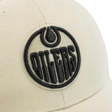 47 Brand Edmonton Oilers NHL Bone MVP Wool Snapback Cap H-MVPSP06WBP-BN-