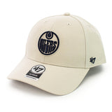 47 Brand Edmonton Oilers NHL Bone MVP Wool Snapback Cap H-MVPSP06WBP-BN - creme-dunkelblau