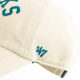 47 Brand San Jose Sharks NHL Clubhouse Faber Clean Up Cap H-CLBFB22GWS-Y0-