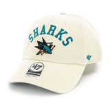 47 Brand San Jose Sharks NHL Clubhouse Faber Clean Up Cap H-CLBFB22GWS-Y0-