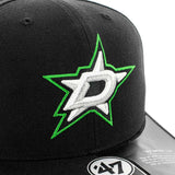 47 Brand Dallas Stars NHL Cold Zone MVP Wool Cap H-CLZOE09WBP-BKA-