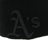 47 Brand Oakland Athletics MLB Black Haymaker Cuff Knit Winter Mütze B-HYMKR18ACE-BKC-