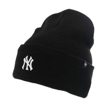 47 Brand New York Yankees MLB Black Base Runner Cuff Winter Mütze B-BRNCK17ACE-BKB-OSF-