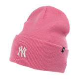 47 Brand New York Yankees MLB Rose Base Runner Cuff Winter Mütze B-BRNCK17ACE-RS - rosa-weiss