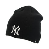 47 Brand New York Yankees MLB Winter Mütze B-BIN17ACE-BKW - schwarz-weiss