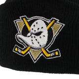 47 Brand Anaheim Ducks NHL Black Haymaker Cuff Knit Winter Mütze H-HYMKR25ACE-BKC-