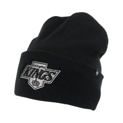 47 Brand Los Angeles Kings NHL Vintage Black Haymaker Cuff Knit Winter Mütze HVIN-HYMKR08ACE-BKA88-