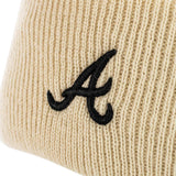 47 Brand Atlanta Braves MLB Centerfield Natural Cuff Knit Winter Mütze B-CFDCN01ACE-NT-