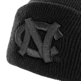 47 Brand North Carolina Tar Heels UNC Black Haymaker Cuff Knit Winter Mütze C-HYMKR1098ACE-BK-