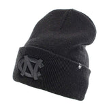 47 Brand North Carolina Tar Heels UNC Black Haymaker Cuff Knit Winter Mütze C-HYMKR1098ACE-BK-