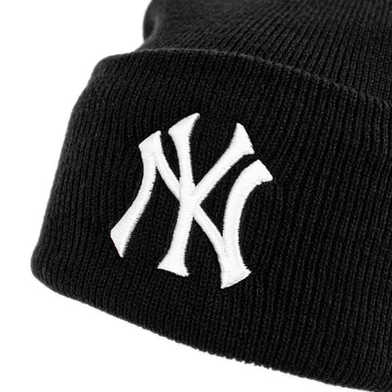 47 Brand New York Yankees MLB Black Haymaker Cuff Knit Mütze B-HYMKR17ACE-BKA-OSF-