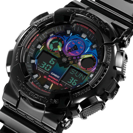 G-Shock Analog Digital Armband Uhr GA-100RGB-1AER-