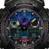 G-Shock Analog Digital Armband Uhr GA-100RGB-1AER-