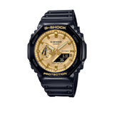 G-Shock Analog Digital Armband Uhr GA-2100GB-1AER - gold-schwarz