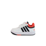 Adidas Hoops 3.0 CF Infant H03860 - weiss-schwarz-neon rot