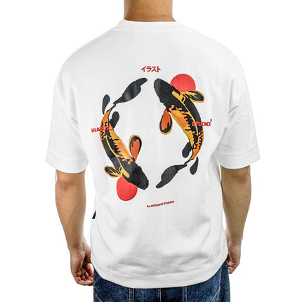 Irasuto Koi T-Shirt - White IRA-001-0020-