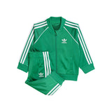 Adidas Superstar Tracksuit Jogging Anzug IX5176 - grün-weiss