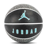 Jordan Playground 2.0 8 Panel Deflated Basketball Größe 7 9018/10 10380 016 - schwarz-weiss-türkis