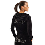 Juicy Couture Madison Classic Velour Hoodie JCWA122001-101-