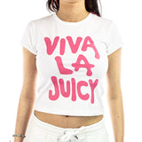 Juicy Couture Viva La Juicy Slogan Baby T-Shirt JCGCT224018-117-