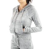 Juicy Couture Madison Classic Velour Zip Hoodie JCWA122001-126-