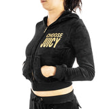 Juicy Couture Robyn Zip Hoodie JCGAS125001-101-