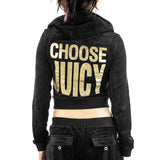 Juicy Couture Robyn Zip Hoodie JCGAS125001-101-