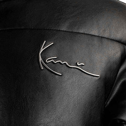 Karl Kani Metal Signature PU Leather Puffer Jacke PD00007586-