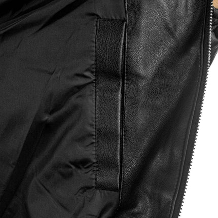 Karl Kani Metal Signature PU Leather Puffer Jacke PD00007586-