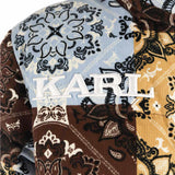 Karl Kani Retro Paisley Corduroy Puffer Winter Jacke 60760112-