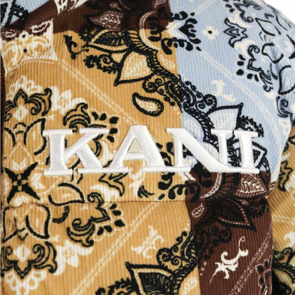 Karl Kani Retro Paisley Corduroy Puffer Winter Jacke 60760112-