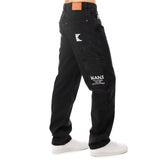 Karl Kani Retro Baggy Workwear Denim Jeans 60005084 - schwarz